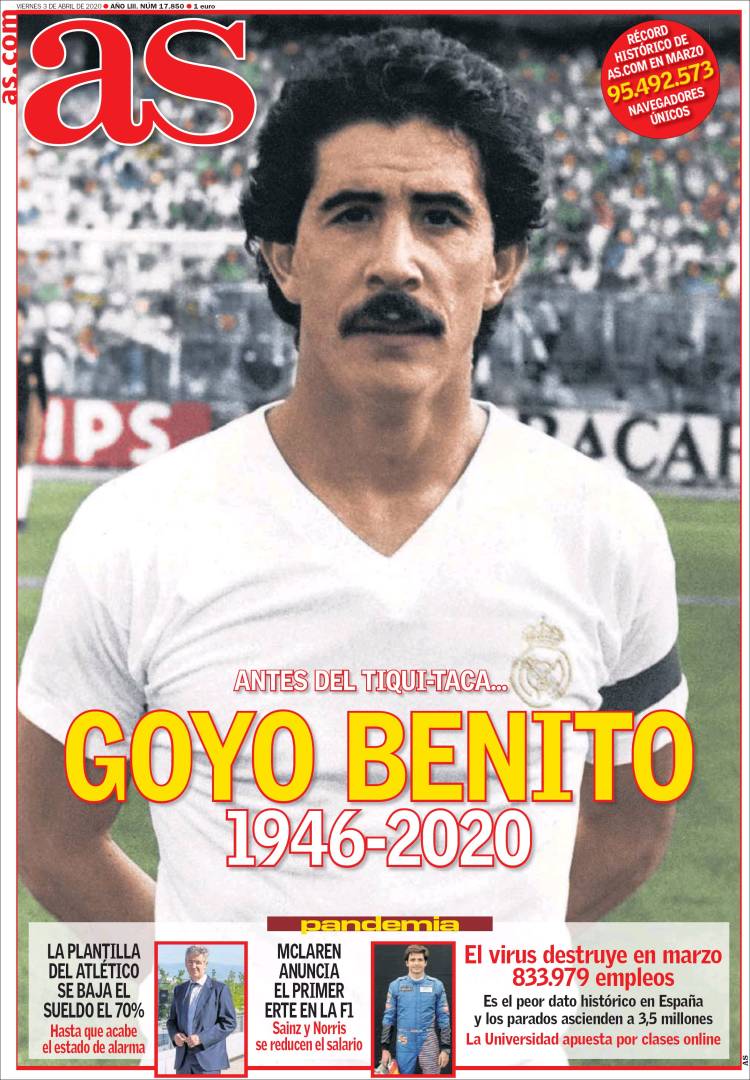 روزنامه آس| گویو بنیتو