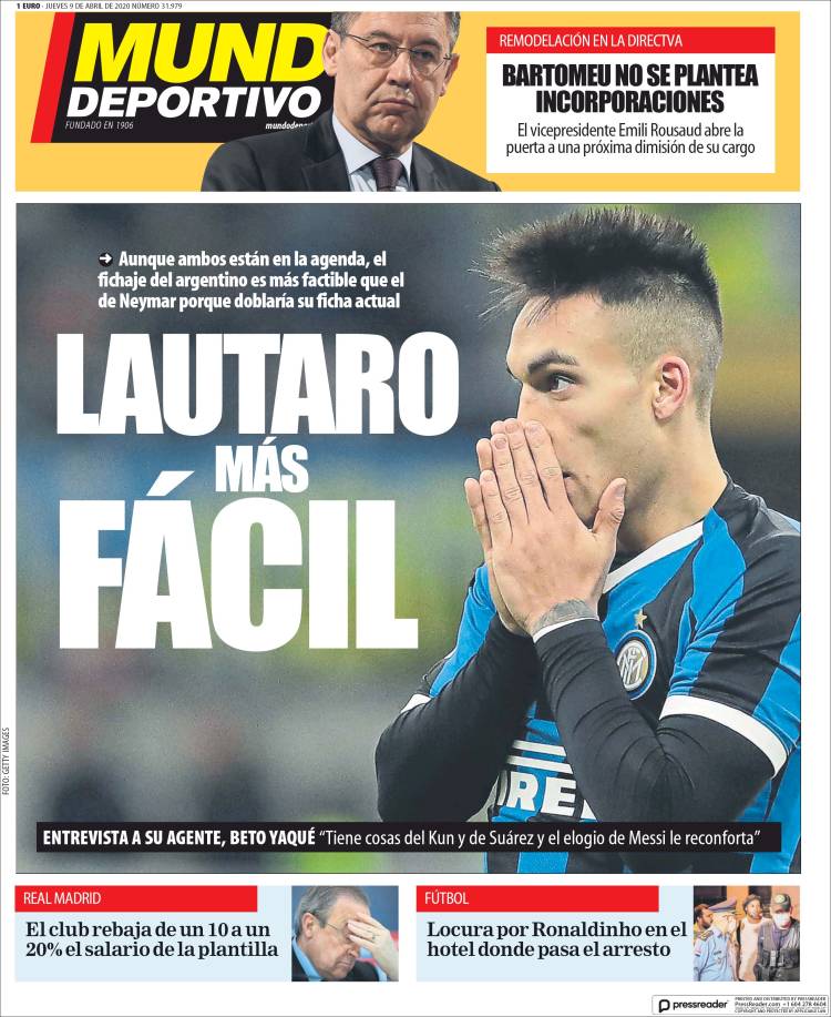 روزنامه موندو| لائوتارو آسان‌تر