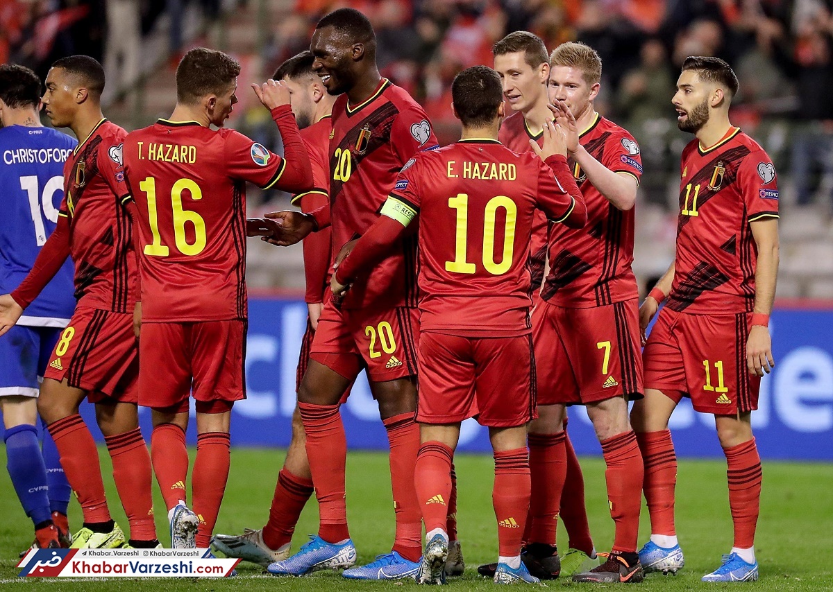 بلژیک صدرنشین فیفا در روزهای بی‌فوتبال