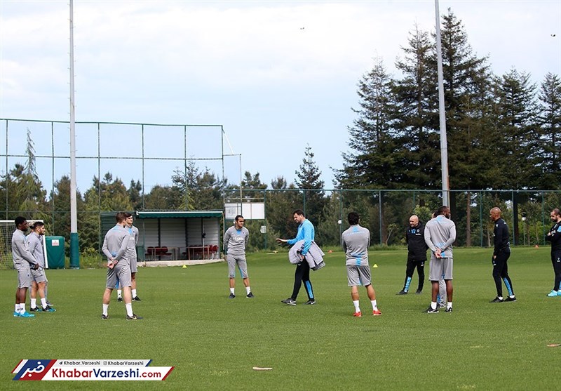 عکس| نخستین تمرین یاران حسینی پس از ۴۵ روز