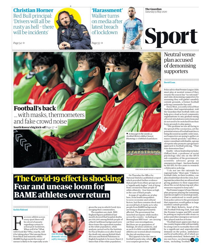 روزنامه گاردین| فوتبال برگشت