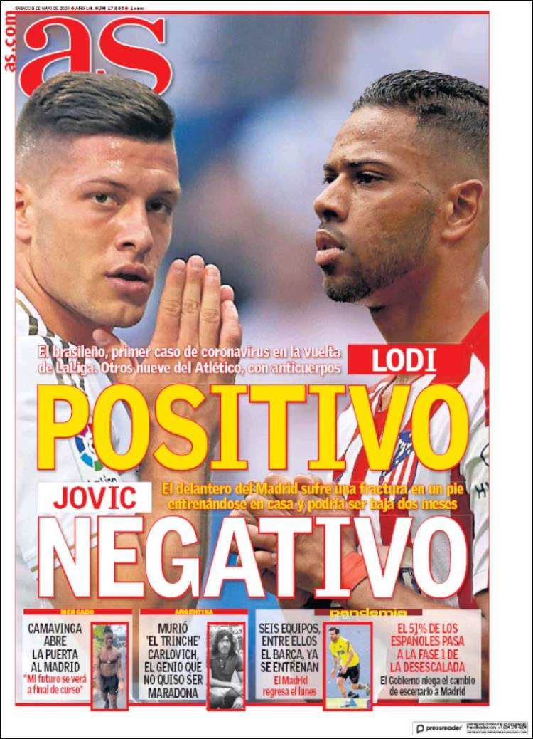 روزنامه آس| مثبت، منفی