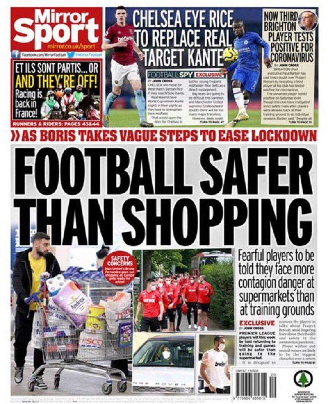 روزنامه میرر| فوتبال از خرید کردن امن‌تر است