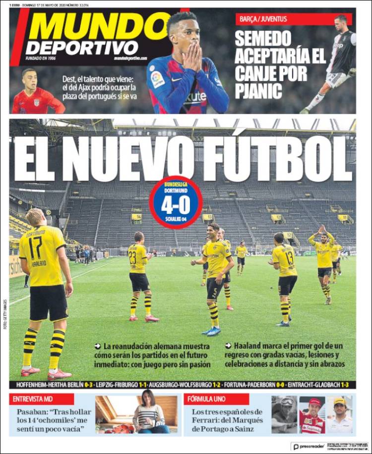 روزنامه موندو| فوتبالِ جدید