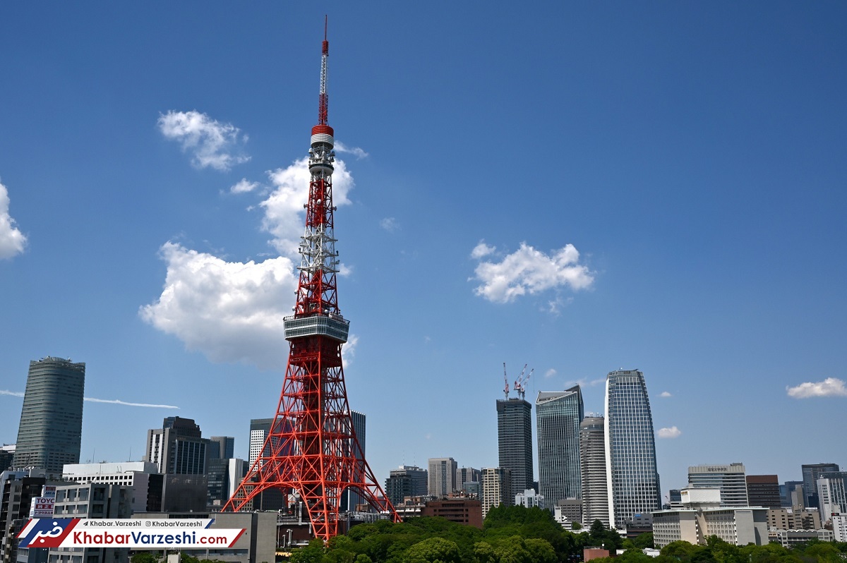 بازگشایی دوباره برج توکیو در شهر میزبان المپیک