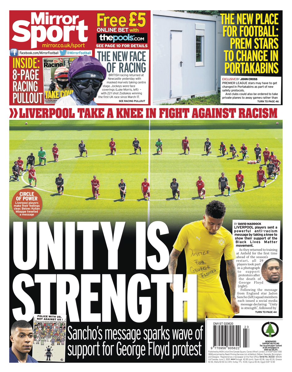 روزنامه میرر| اتحاد، قدرت است
