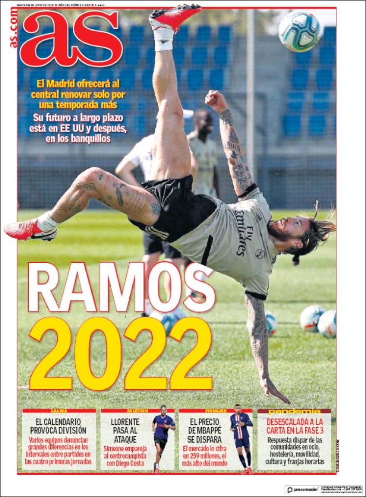روزنامه آس| راموس 2022