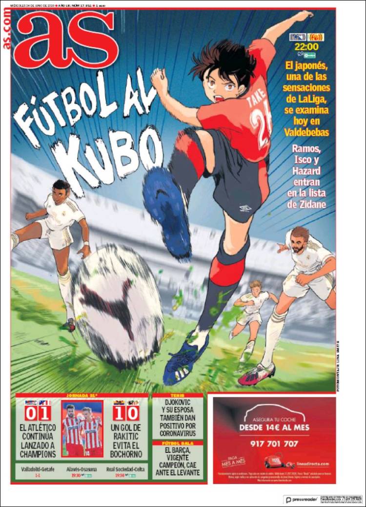 روزنامه آس| فوتبال تا کوبو