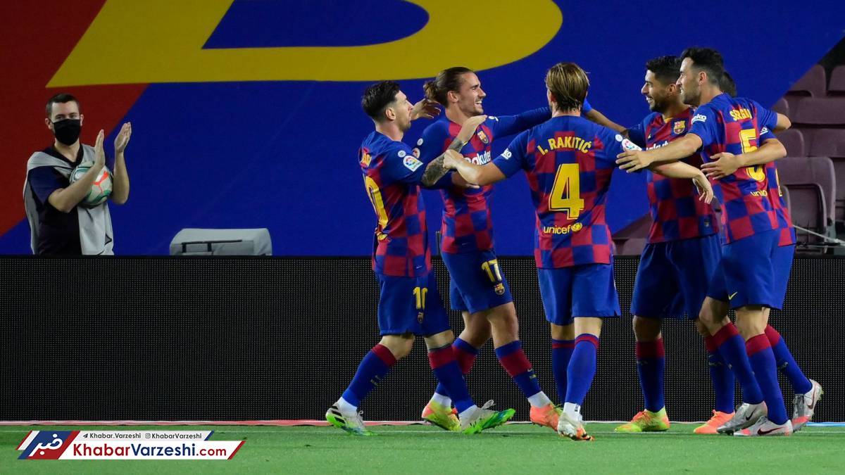 بارسا دربی را برد و همشهری را به لالیگا ۲ فرستاد