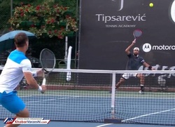 حمیدرضا نداف تنیسور صربستانی را شکست داد