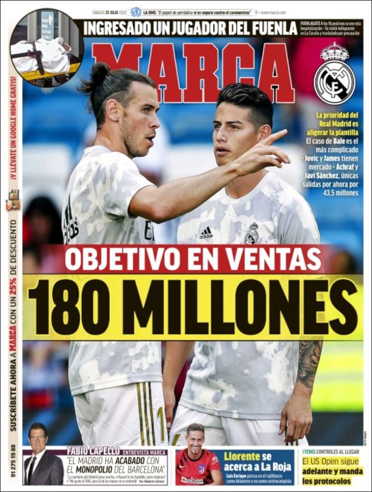 روزنامه مارکا| 180 میلیون
