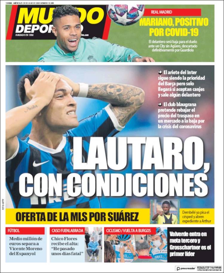 روزنامه موندو| لائوتارو با شرایط