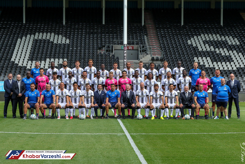 عکس تیمی شارلروا با حضور لژیونرهای ایرانی