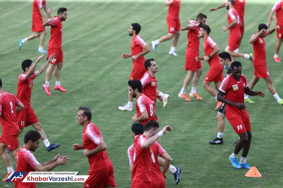 جشن تولد با حضور مهمانان ویژه در تمرین امروز پرسپولیس