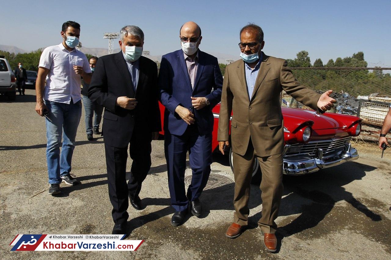 گزارش تصویری| افتتاحیه پیت استاپ پیست اتومبیلرانی مجموعه ورزشی آزادی با حضور دکتر صالحی امیری و دکتر علی نژاد