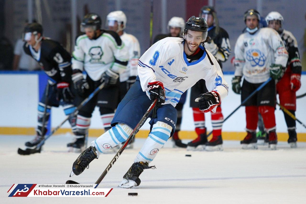گزارش تصویری| انتخابی تیم ملی اسکیت هاکی روی یخ آقایان