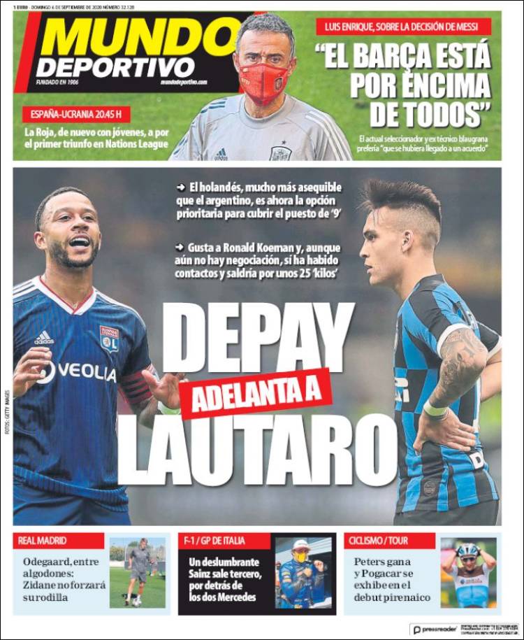 روزنامه موندو| دپای پیش از لائوتارو