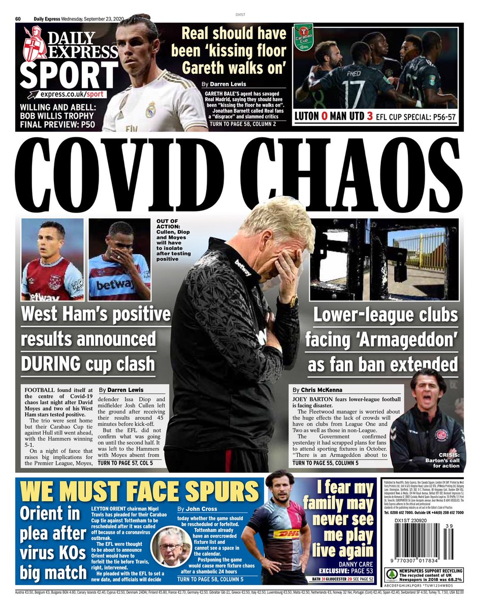 روزنامه اکسپرس| شورش کووید