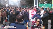 عکس| اعتراض هواداران پرسپولیس مقابل وزارت ورزش