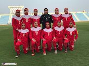 تیم ملی بانوان، فلسطین را گلباران کرد